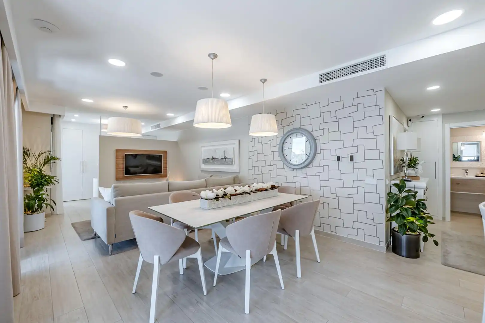 Esszimmer von Wohnung zum Verkauf in Boadilla del Monte mit Klimaanlage, Heizung und Terrasse