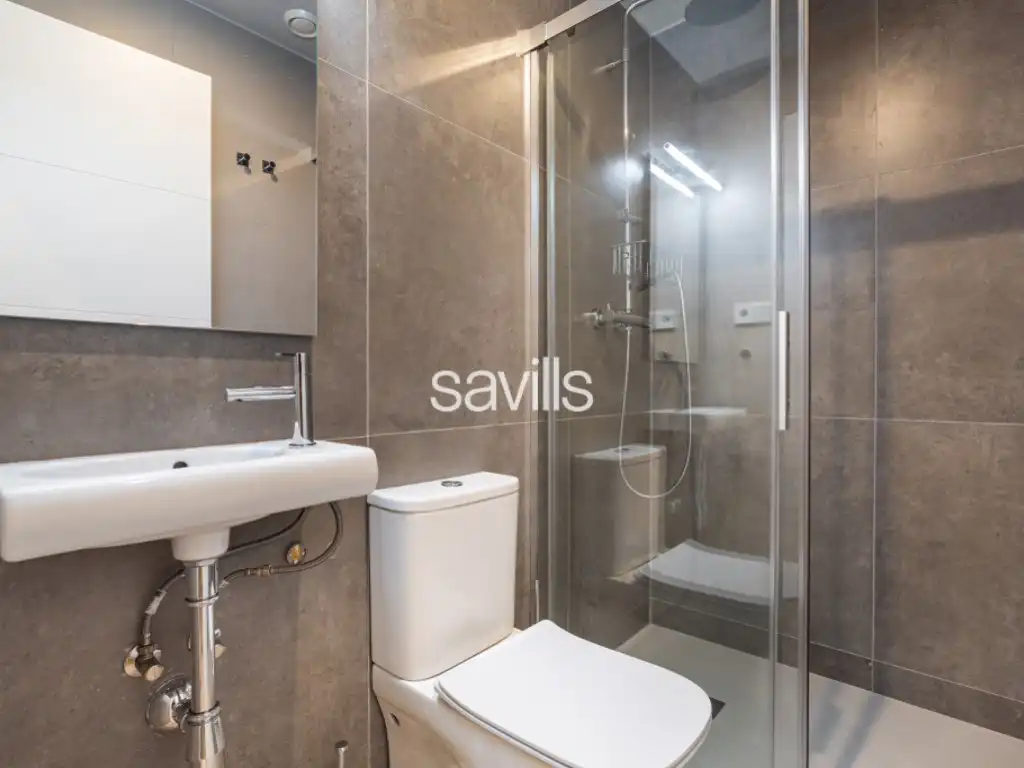 Baño de Casa o chalet de alquiler en Barcelona con Aire acondicionado, Jardín privado y Terraza