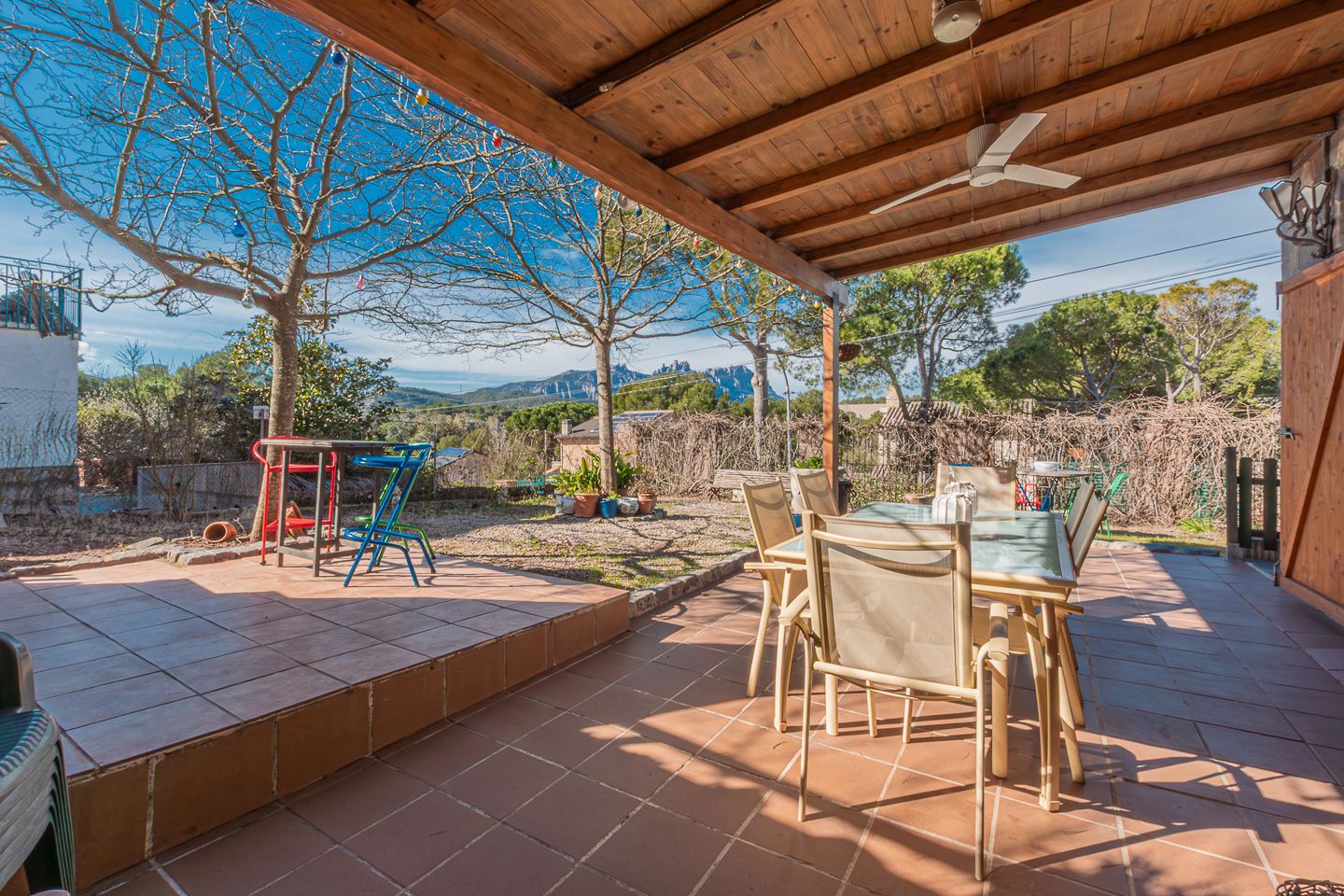 Terrace of House or chalet for sale in Vacarisses  with Heating, Private garden and Parquet flooring