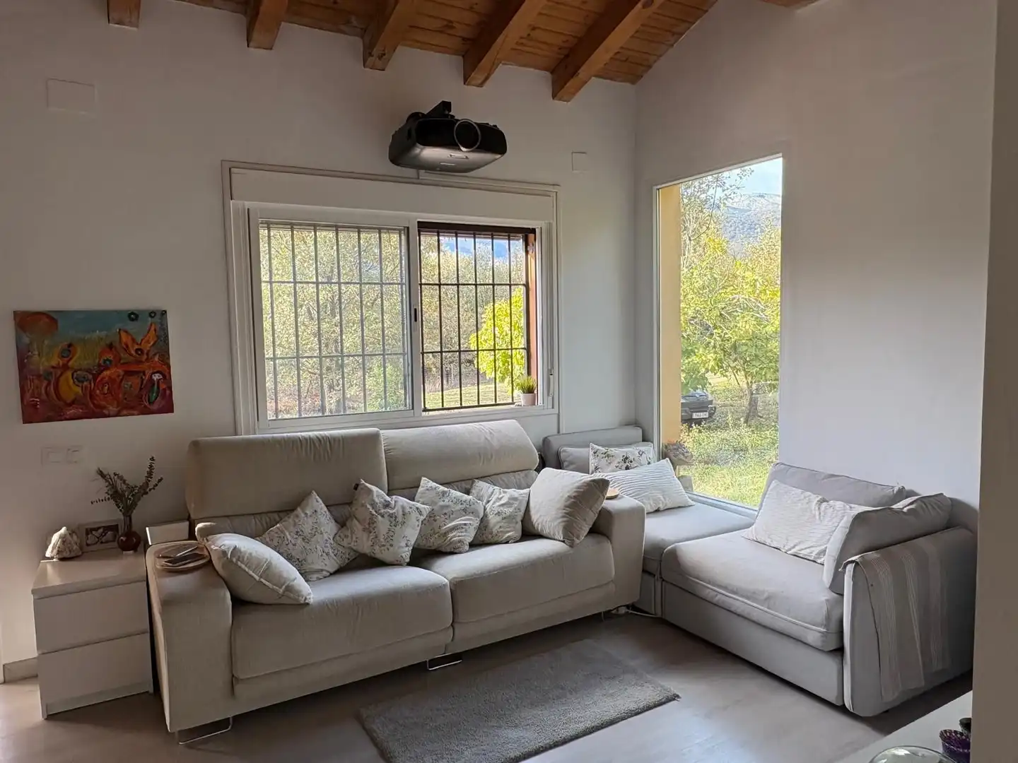 Sala de estar de Casa o chalet en venta en Villanueva de la Vera con Aire acondicionado y Jardín privado