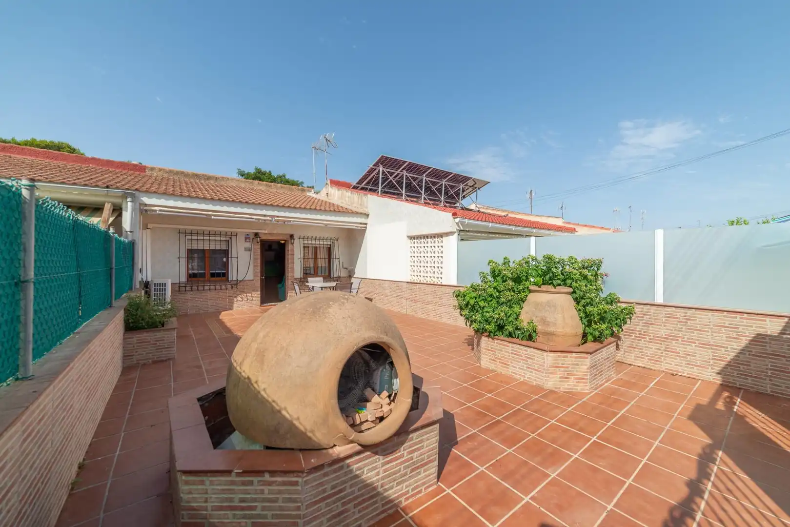 Terraza de Casa adosada en venta en San Javier con Jardín privado, Trastero y Amueblado