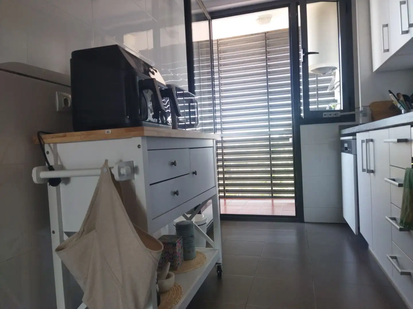 Kitchen of Flat for rent in San Jorge / Sant Jordi  with Air Conditioner, Terrace and Balcony