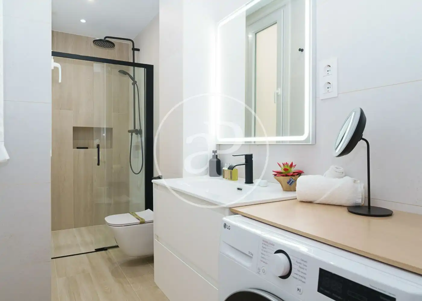 Badezimmer von Wohnung zur Miete in Retiro