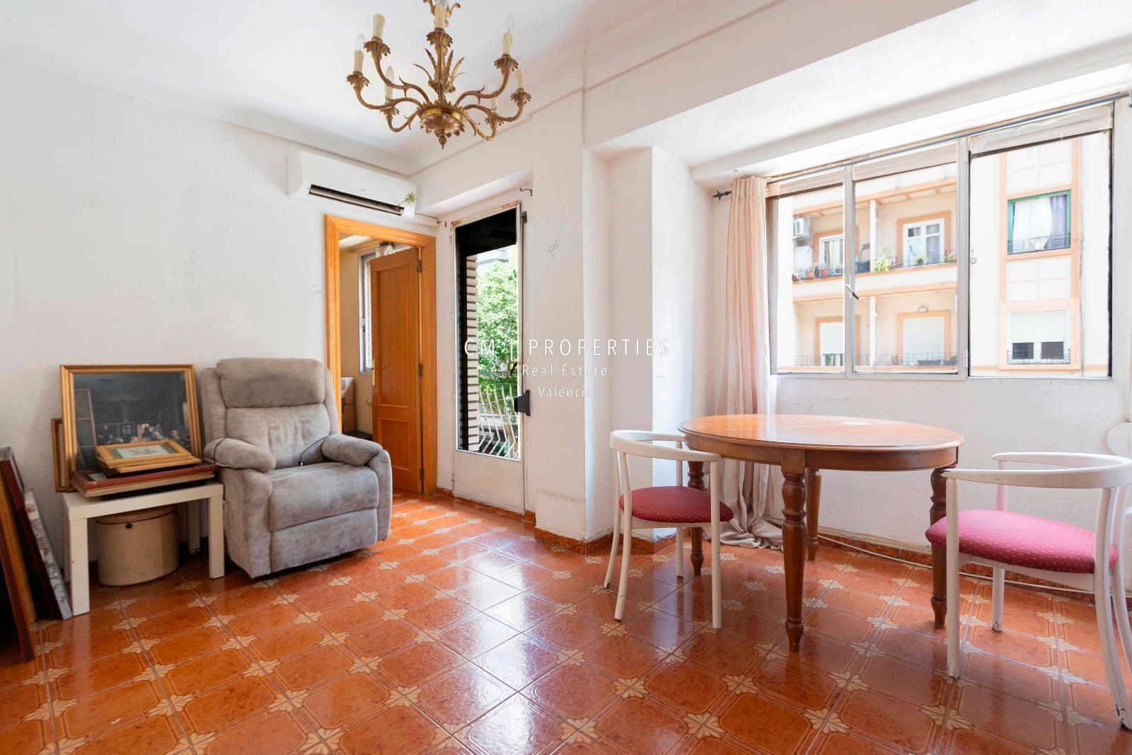 Living room of Flat for sale in  Valencia Capital  with Air Conditioner, Heating and Terrace