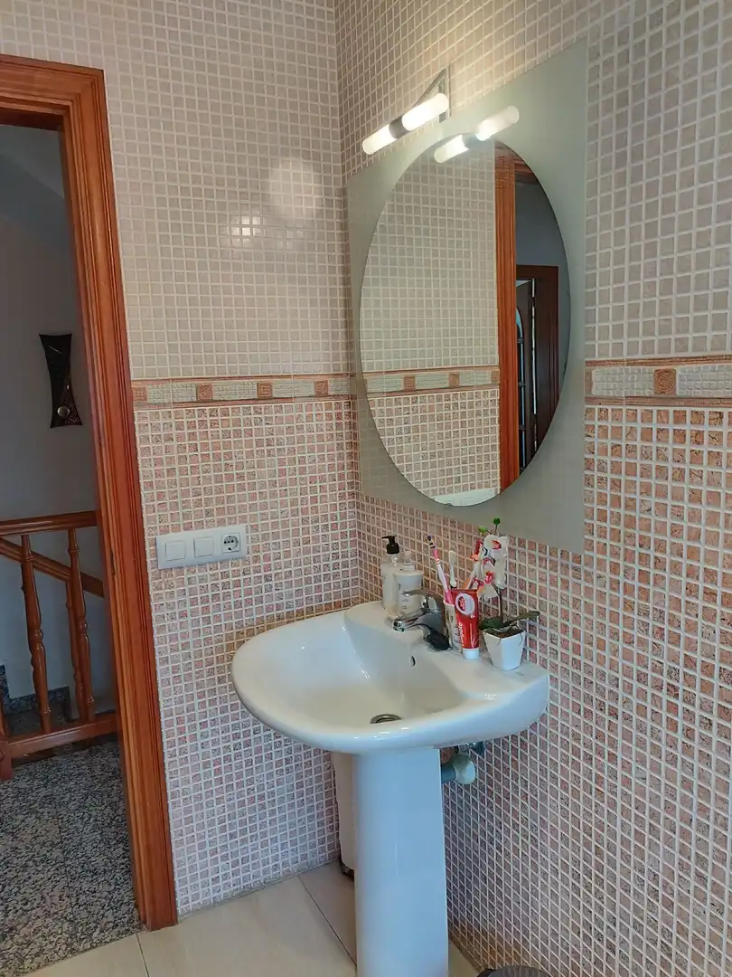 Baño de Casa o chalet en venta en Riudellots de la Selva con Aire acondicionado, Calefacción y Jardín privado