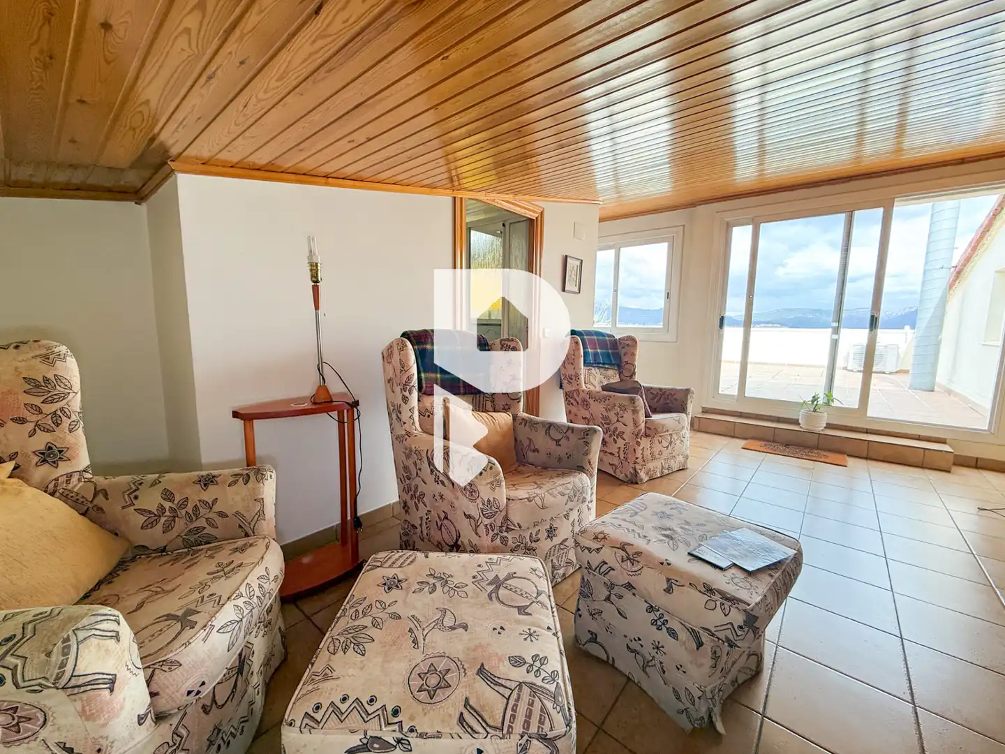 Sala de estar de Casa o chalet en venta en Esparreguera con Aire acondicionado, Calefacción y Terraza