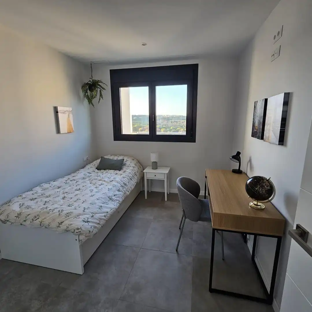 Schlafzimmer von Dachboden zum Verkauf in Orihuela mit Klimaanlage, Heizung und Terrasse