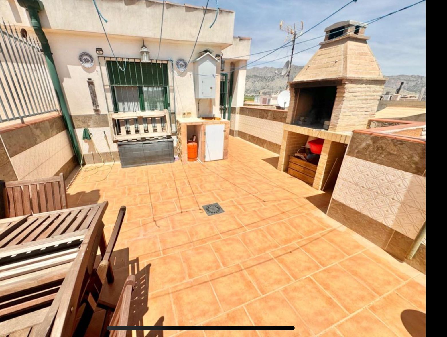 Terrassa de Casa adosada en venda en Orihuela amb Aire condicionat i Moblat