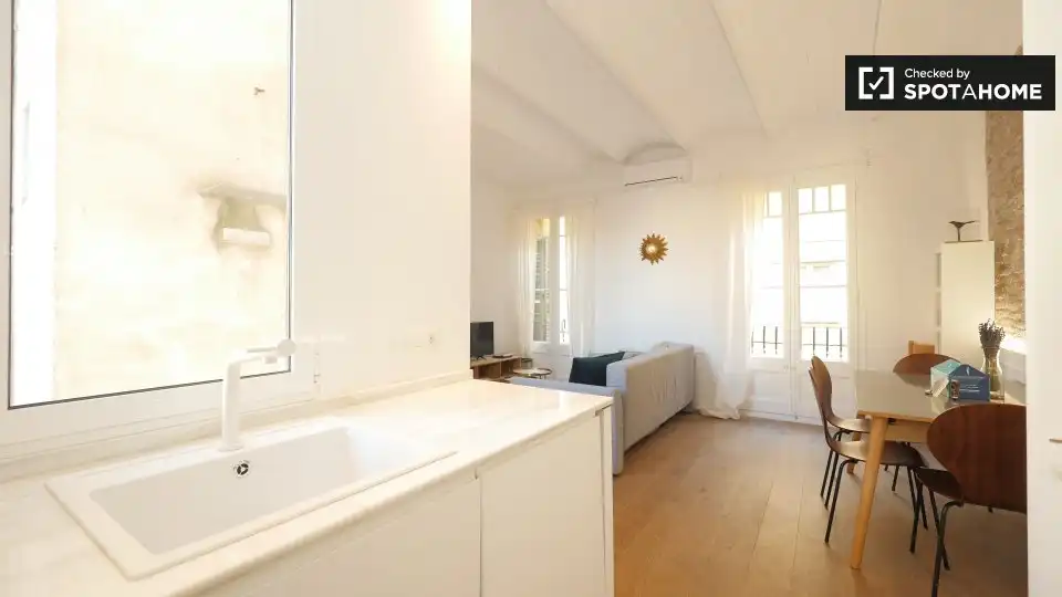 Piso con terraza en alquiler en Gràcia, imagen 8