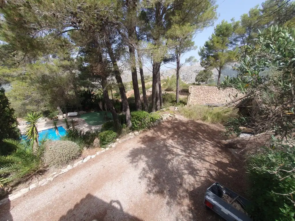 Jardín de Finca rústica en venta en Puigpunyent con Aire acondicionado, Jardín privado y Piscina