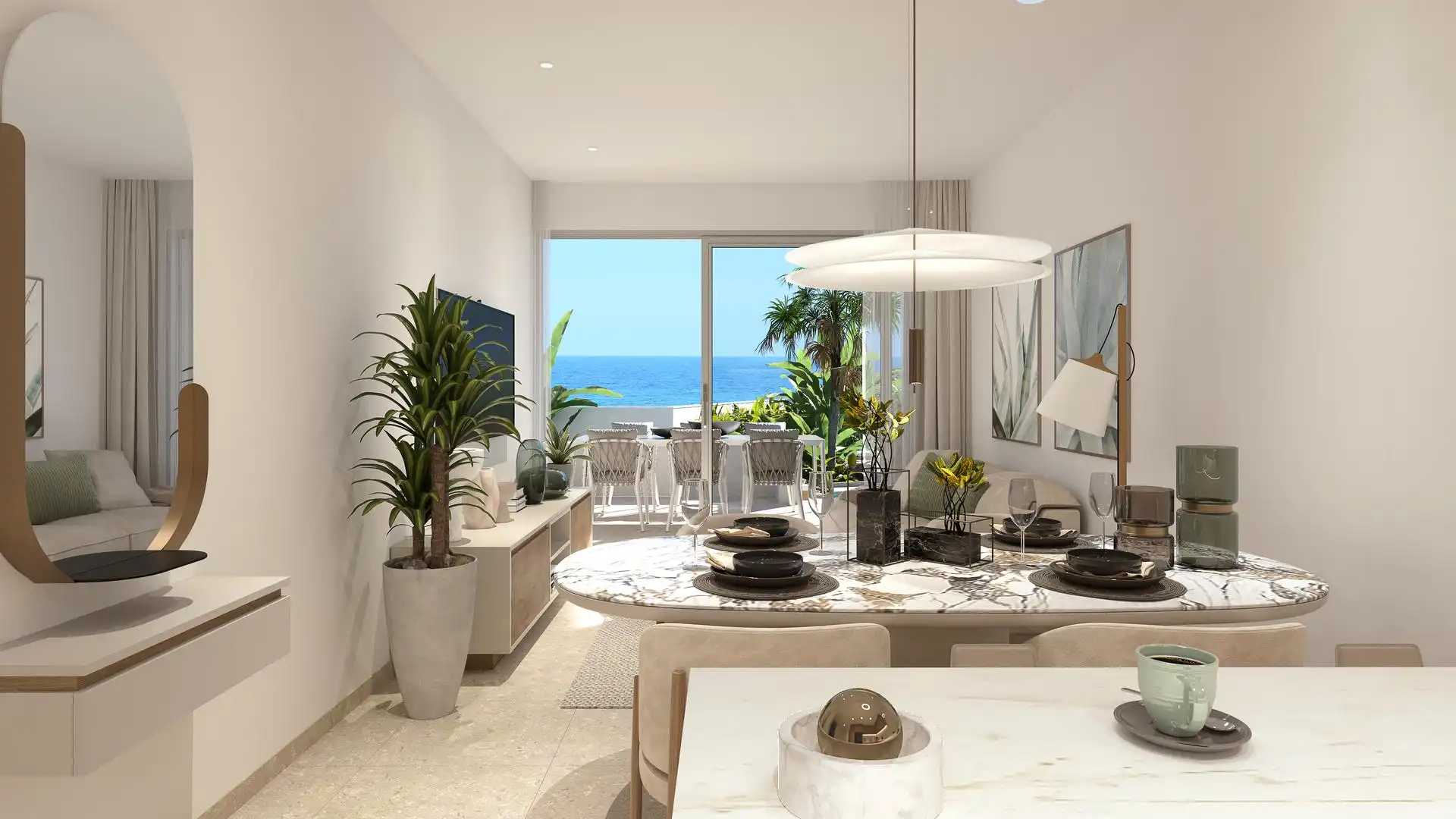Comedor de Apartamento en venta en Pilar de la Horadada con Piscina comunitaria
