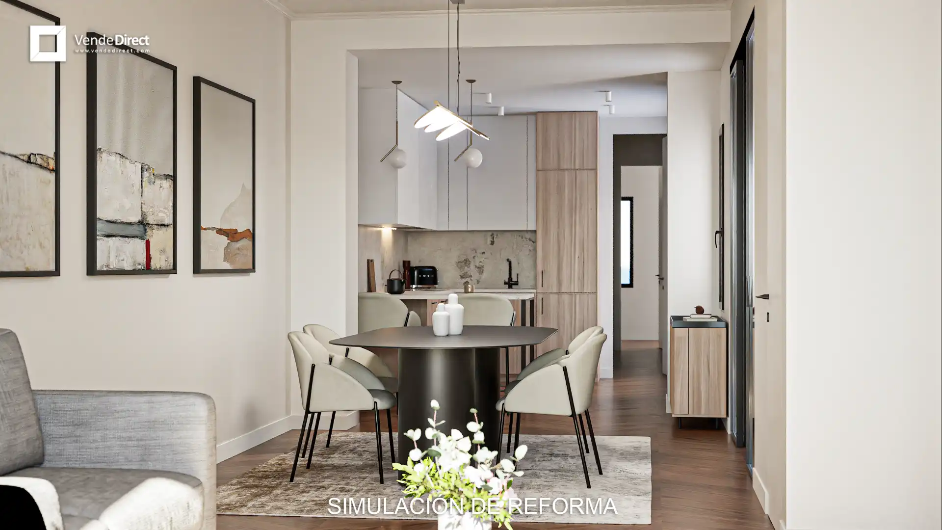 Comedor de Piso en venta en Madrid con Aire acondicionado, Calefacción y Alarma