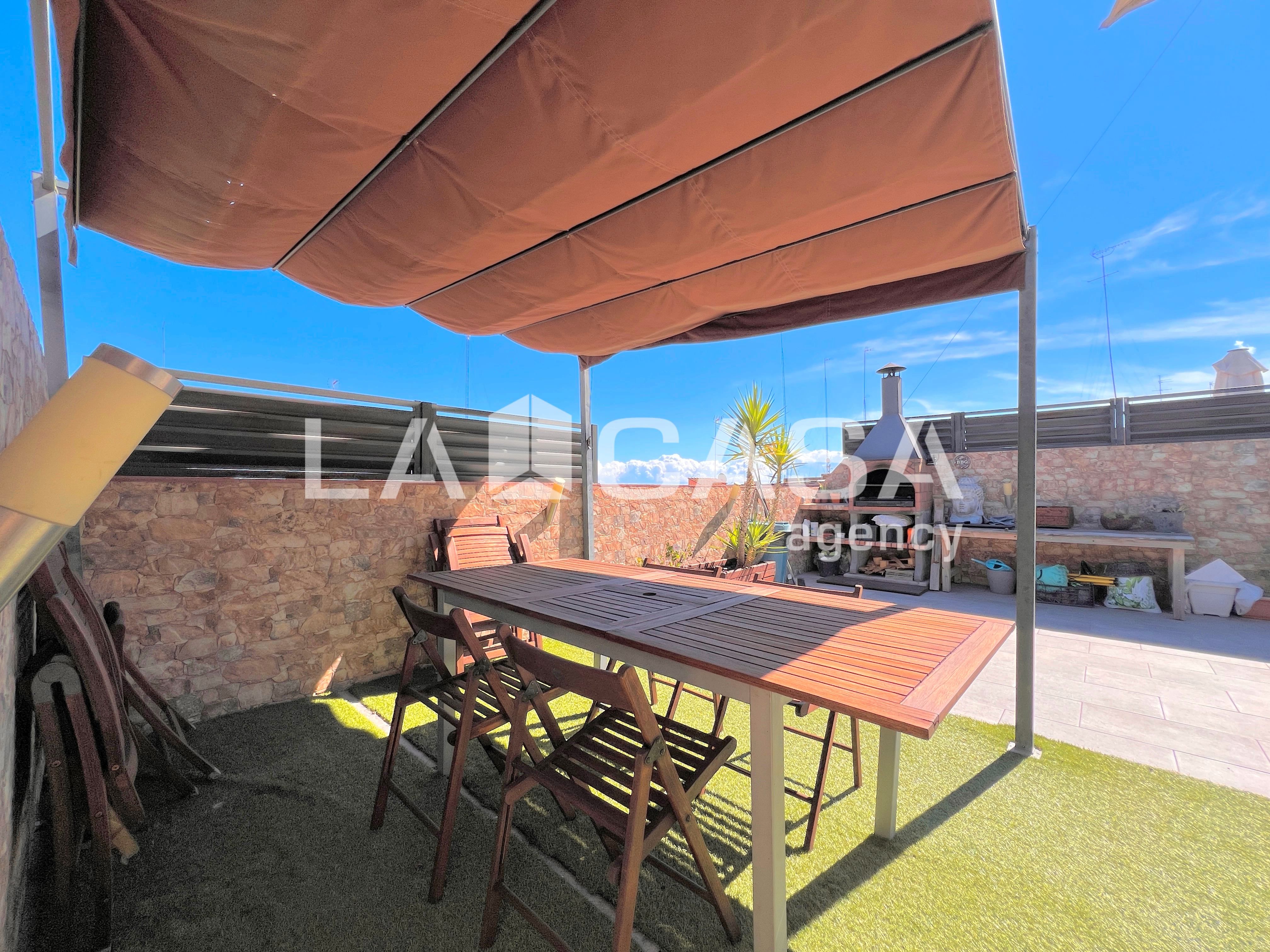 Terrace of Flat for sale in Badalona  with Heating, Terrace and Balcony