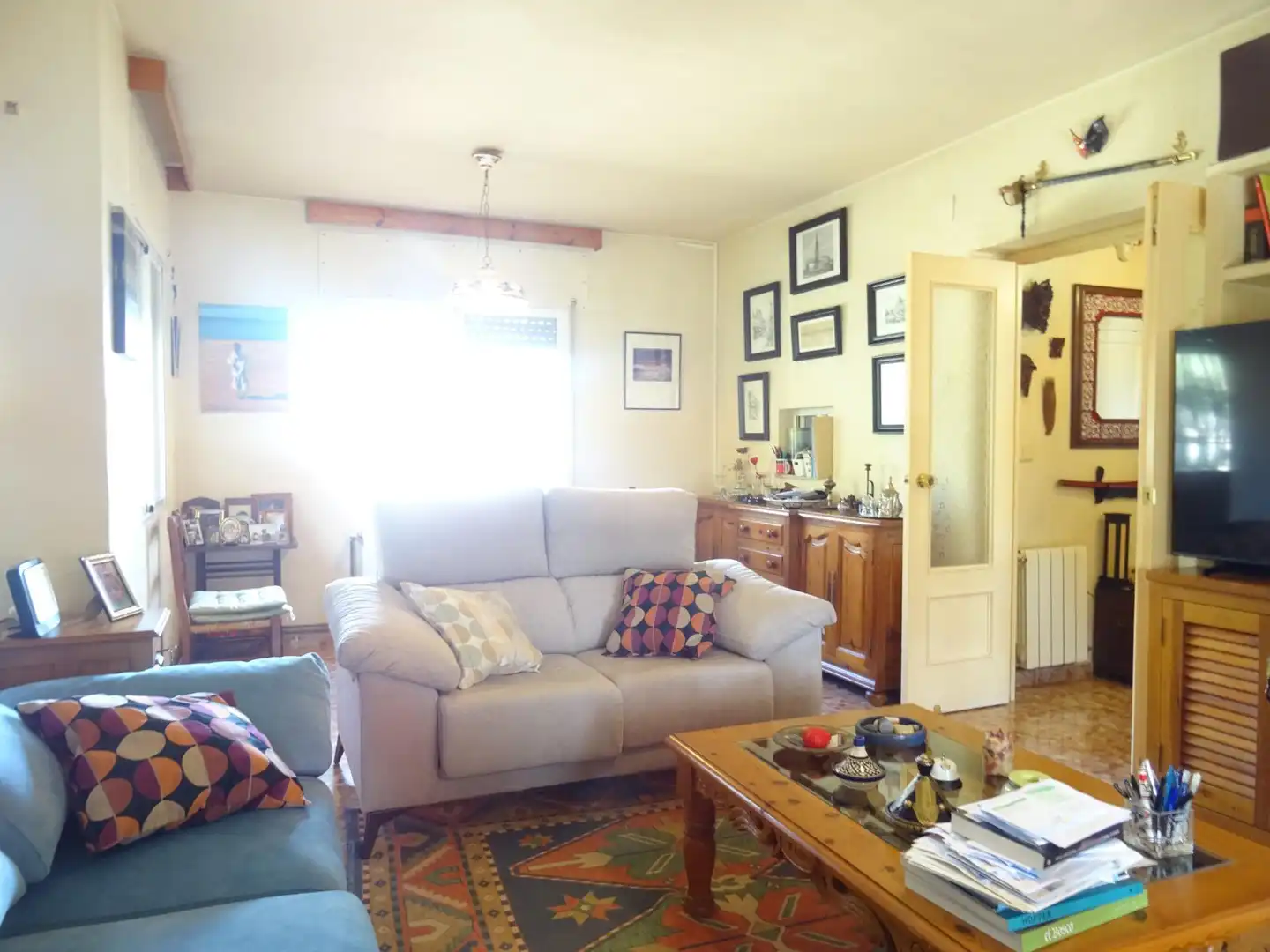 Sala d'estar de Casa o xalet en venda en Cartagena amb Jardí privat