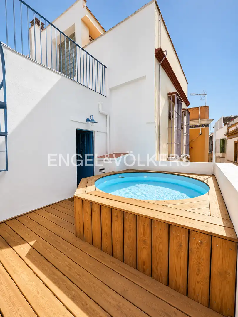 Terraza de Casa adosada en venta en Sevilla con Aire acondicionado, Calefacción y Terraza
