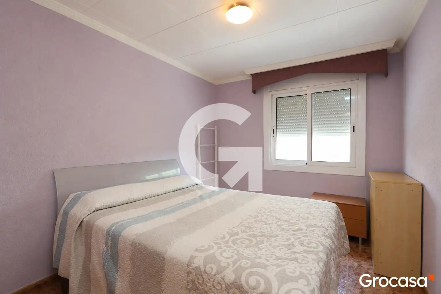 Schlafzimmer von Wohnung zum Verkauf in Sant Boi de Llobregat mit Klimaanlage, Heizung und Möbliert