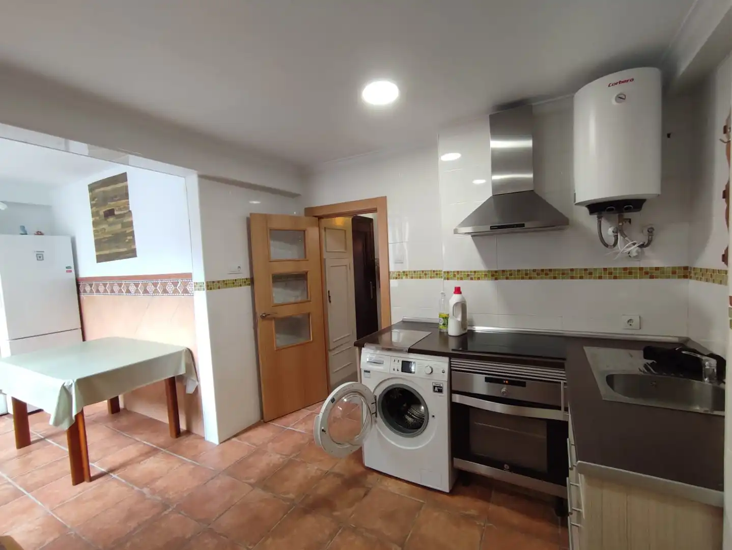 Kitchen of Flat for rent in Gijón   with Heating and Parquet flooring