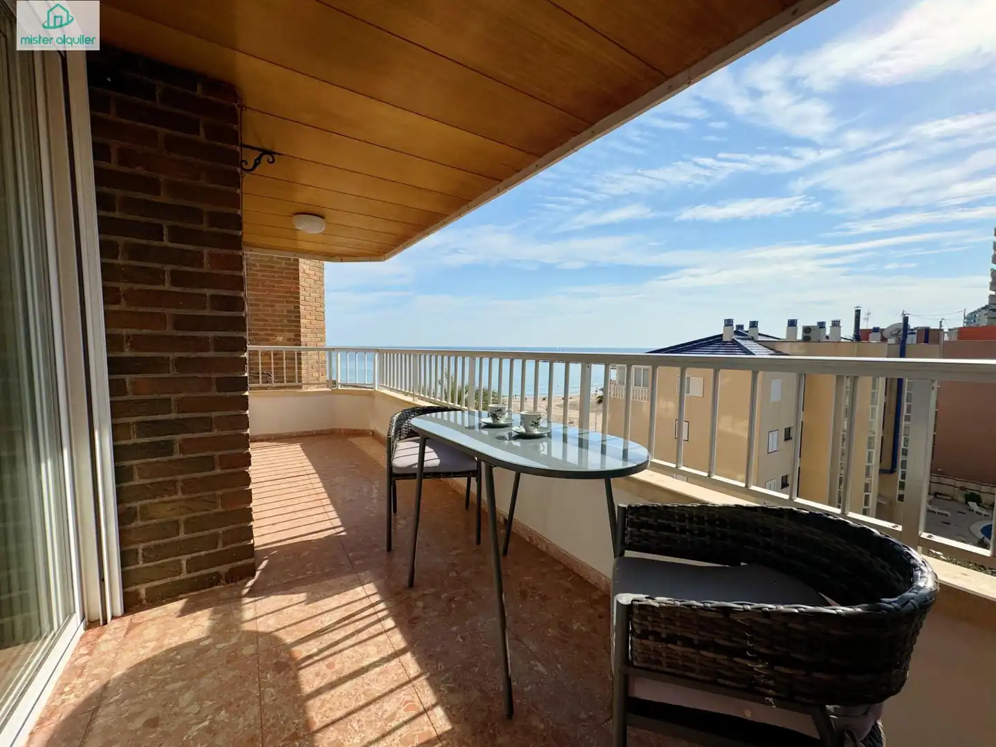 Terrace of Apartments for rent in El Campello  with Air Conditioner, Terrace and Furnished