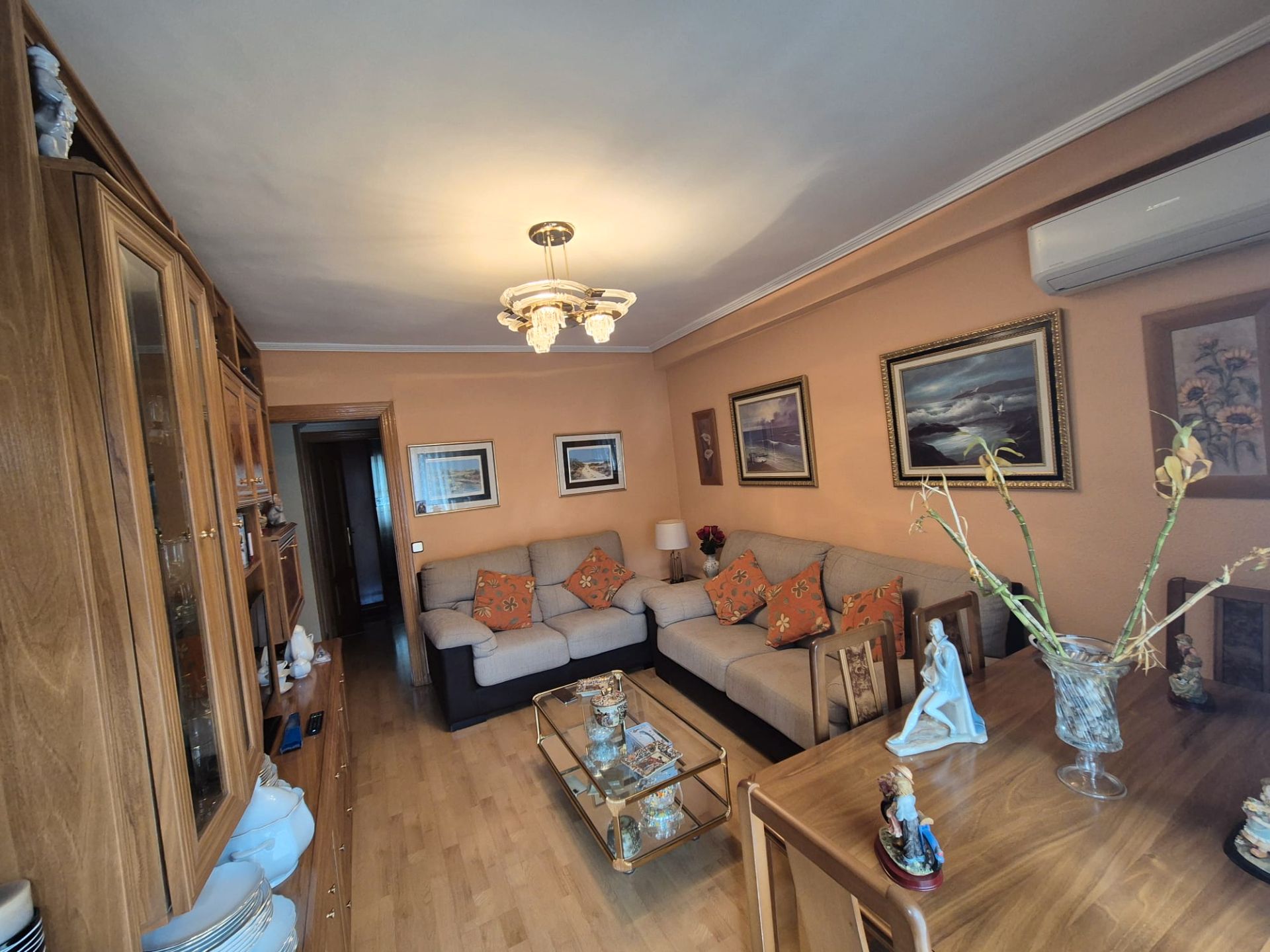 Sala de estar de Piso en venta en  Madrid Capital con Aire acondicionado, Calefacción y Terraza