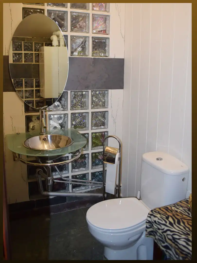Baño de Casa adosada en venta en Lardero con Aire acondicionado, Calefacción y Terraza