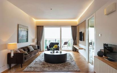 Living room of Apartment for sale in  Barcelona Capital