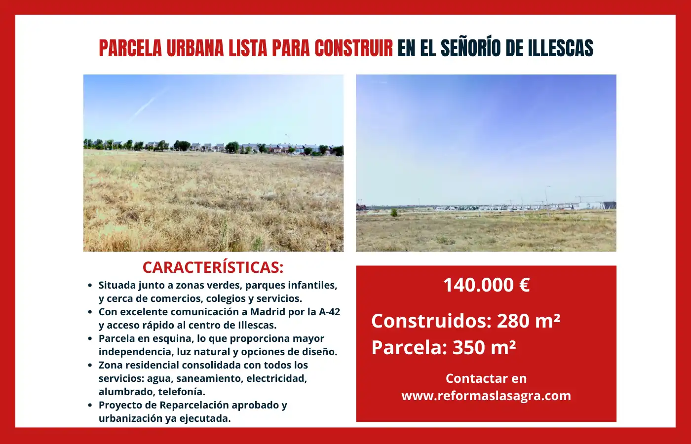 Terreno residencial en venta en Señorío de Illescas