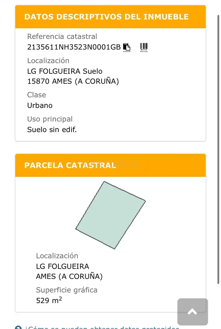 Terreny residencial en venda a Aldea Folgueira, Ames, Spain, imagen 2