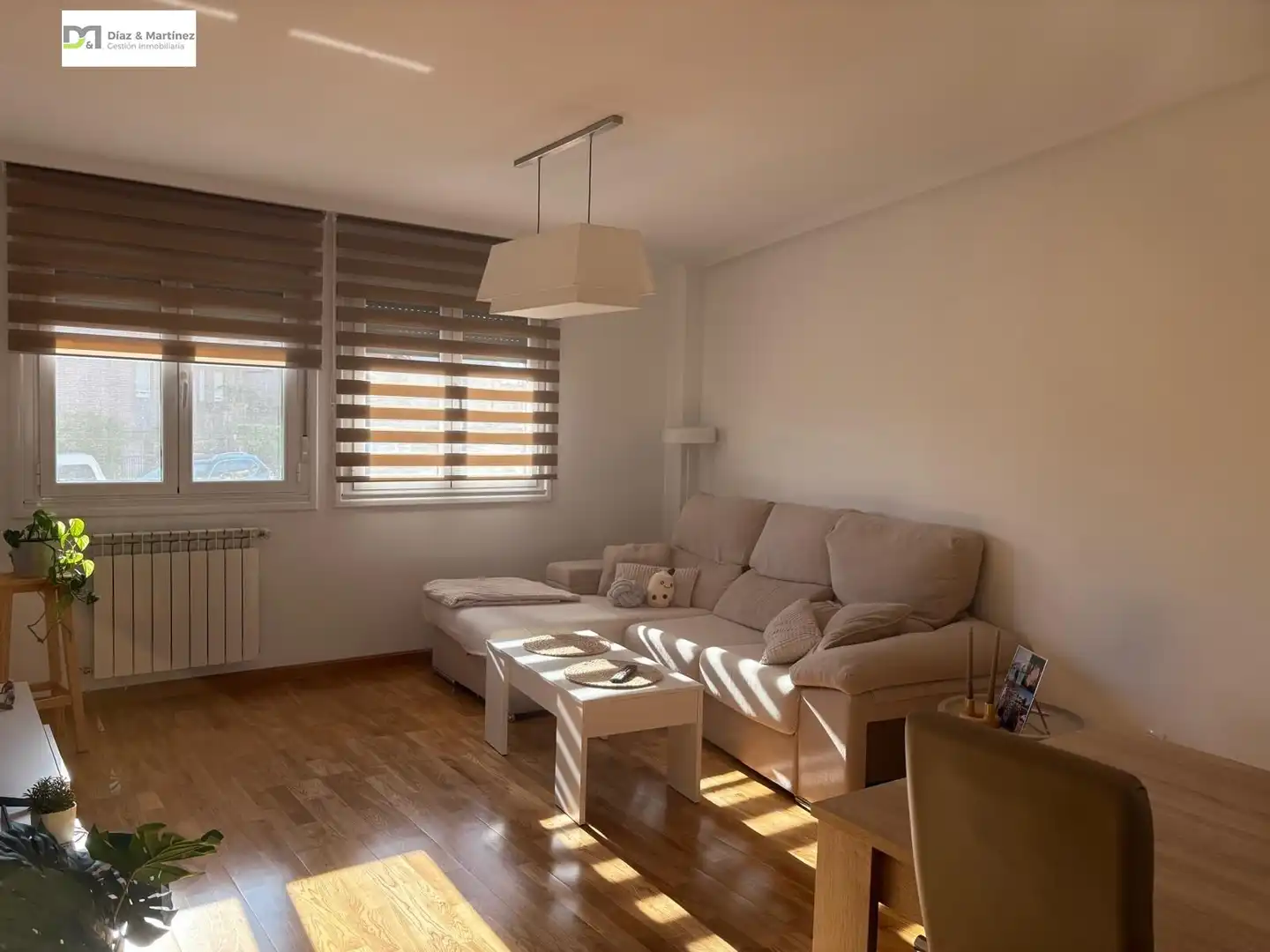 Sala de estar de Apartamento de alquiler en San Andrés del Rabanedo con Calefacción, Parquet y Trastero