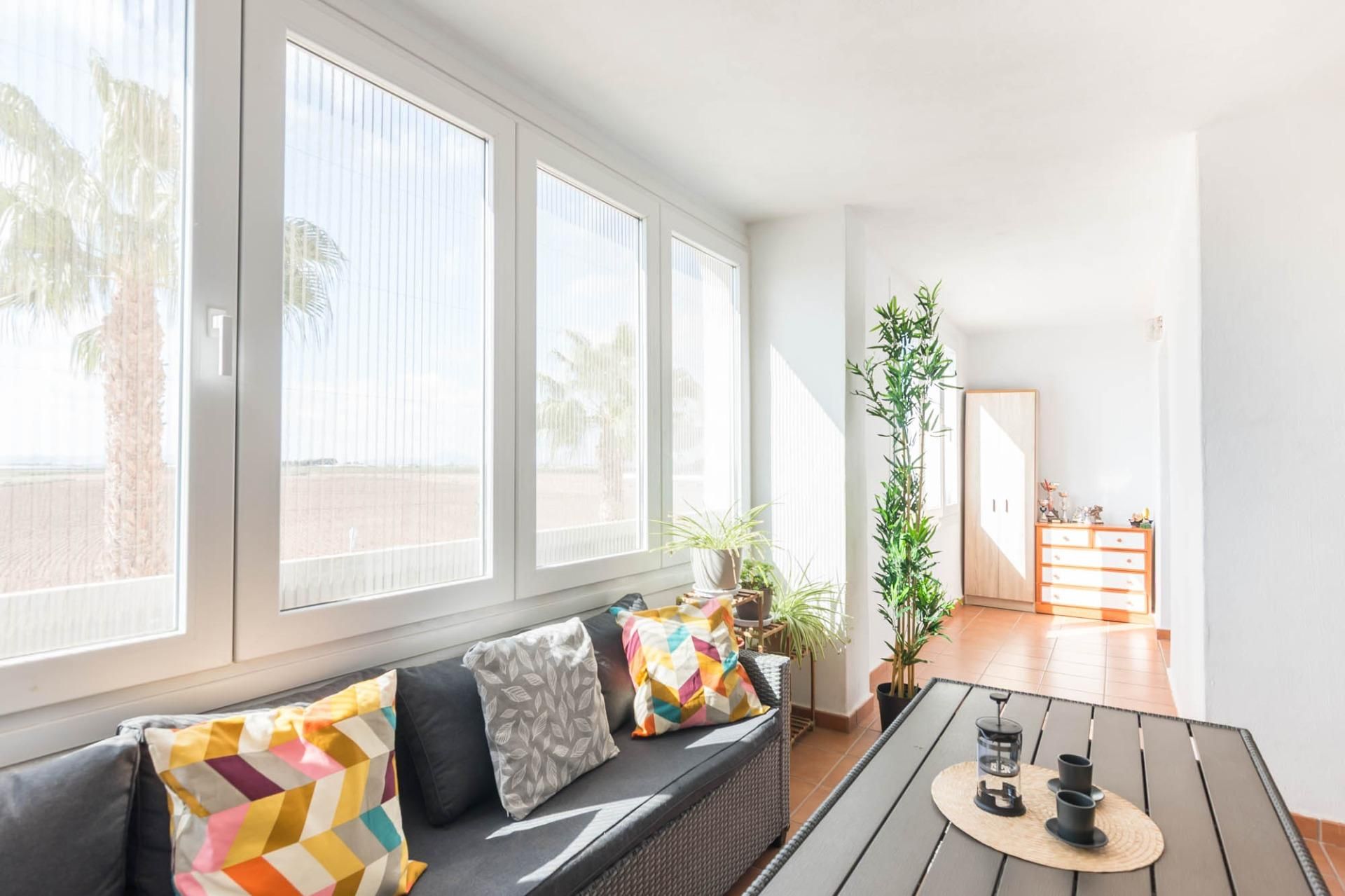 Sala de estar de Apartamento en venta en Torre-Pacheco con Aire acondicionado, Calefacción y Terraza