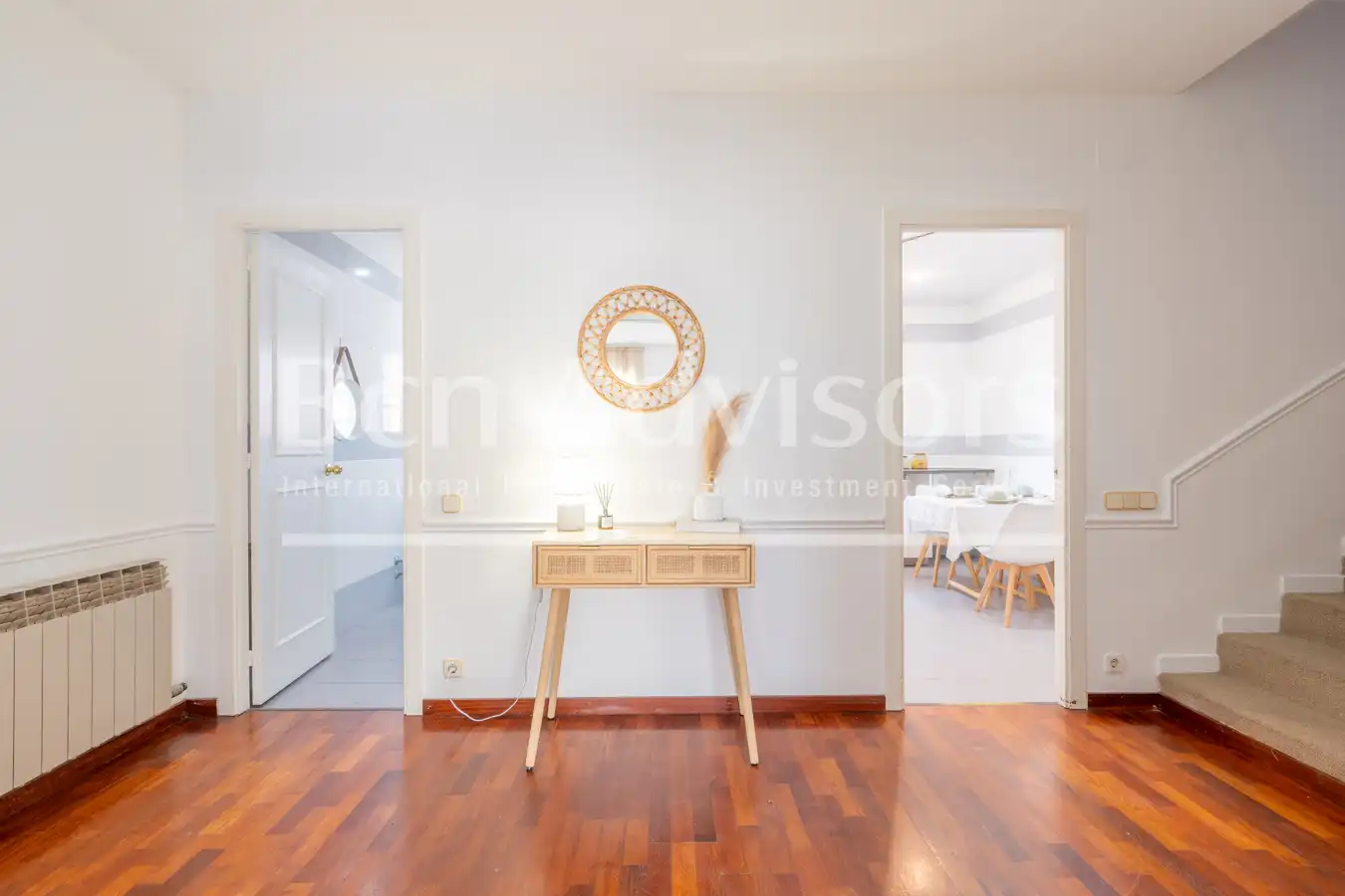 Sala d'estar de Casa adosada en venda en Sant Just Desvern amb Aire condicionat, Calefacció i Parquet