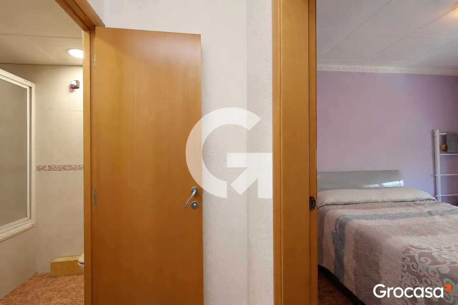 Schlafzimmer von Wohnung zum Verkauf in Sant Boi de Llobregat mit Klimaanlage, Heizung und Möbliert