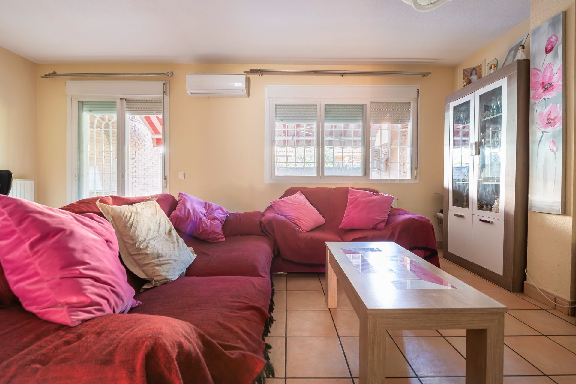 Living room of House or chalet for sale in Leganés  with Air Conditioner, Heating and Private garden