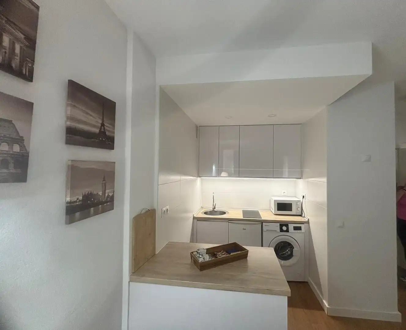 Cuina de Apartament en venda en Benalmádena amb Aire condicionat, Jardí privat i Terrassa