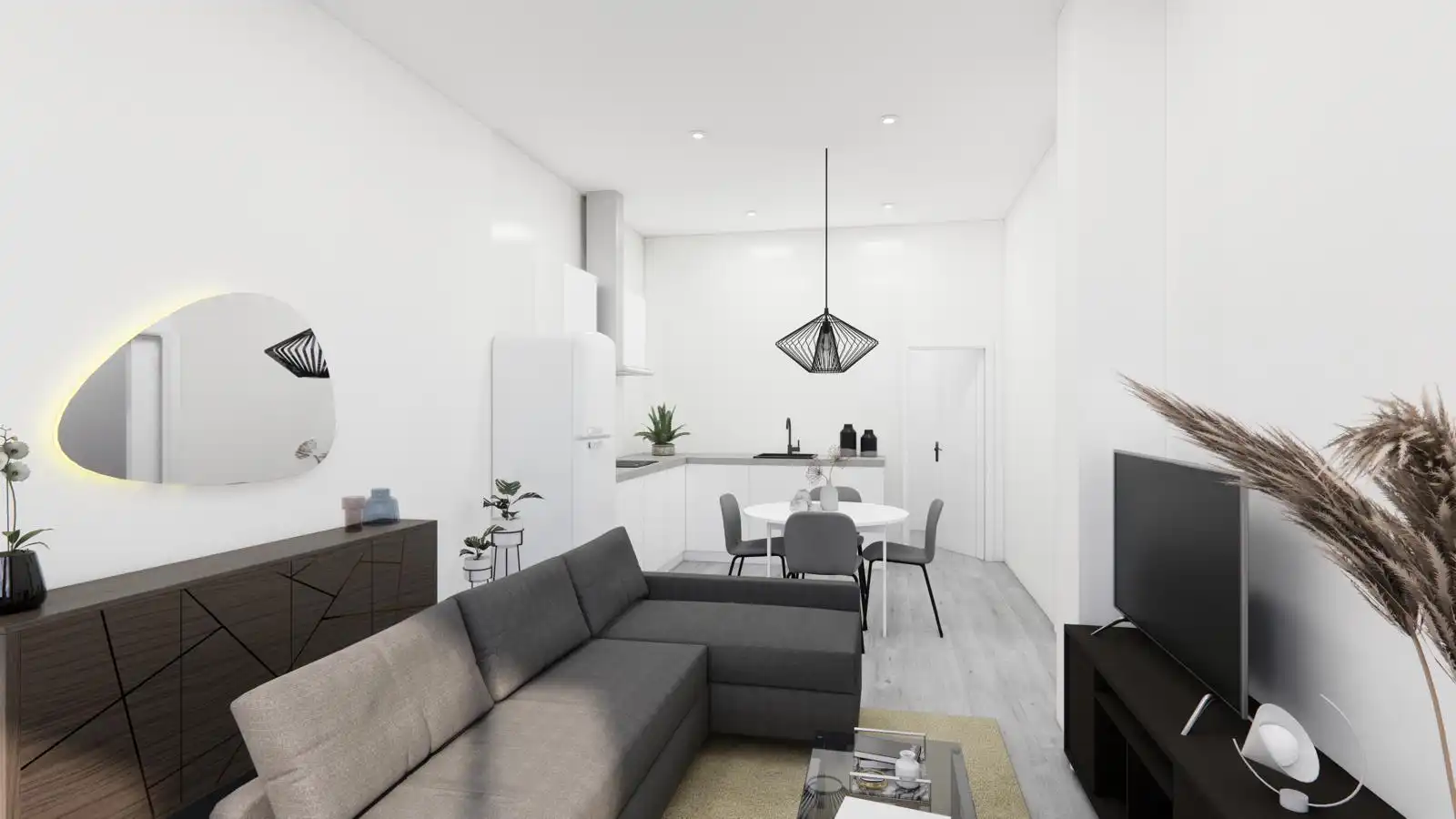 Living room of Apartments for sale in Granada  with Air Conditioner, Furnished and Oven