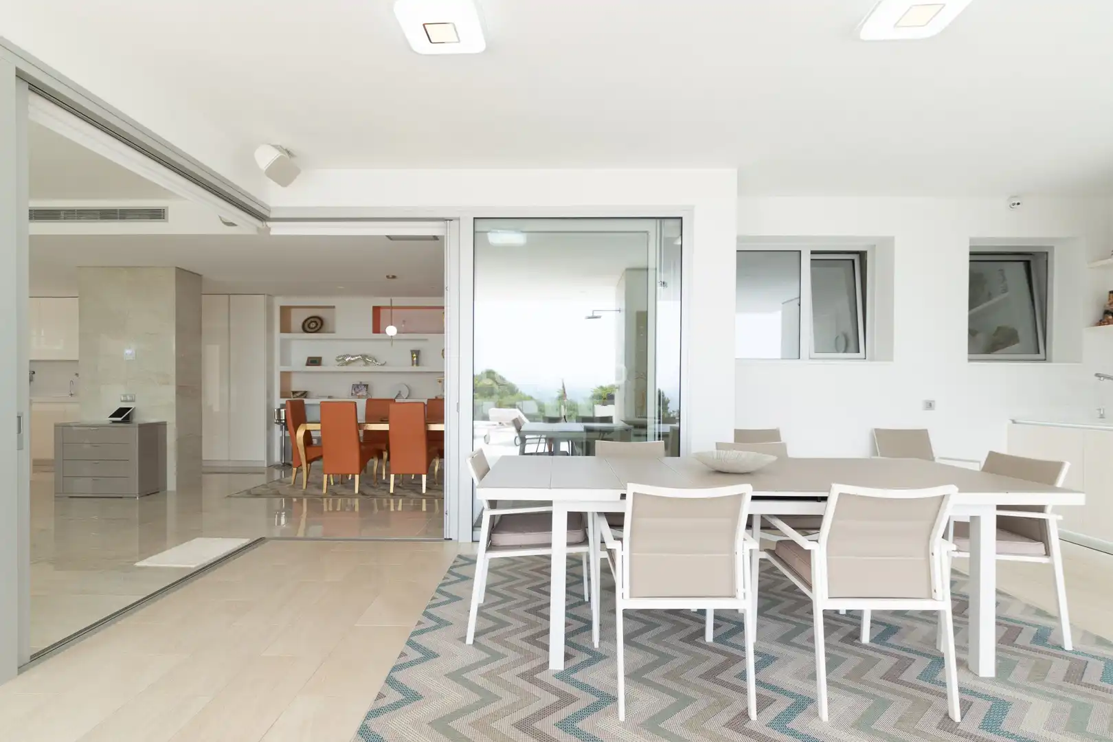 Dining room of Houses for sale in Altea  with Air Conditioner, Private garden and Terrace