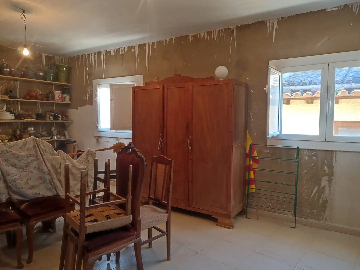 Menjador de Casa adosada en venda en Ulldemolins amb Calefacció, Jardí privat i Parquet