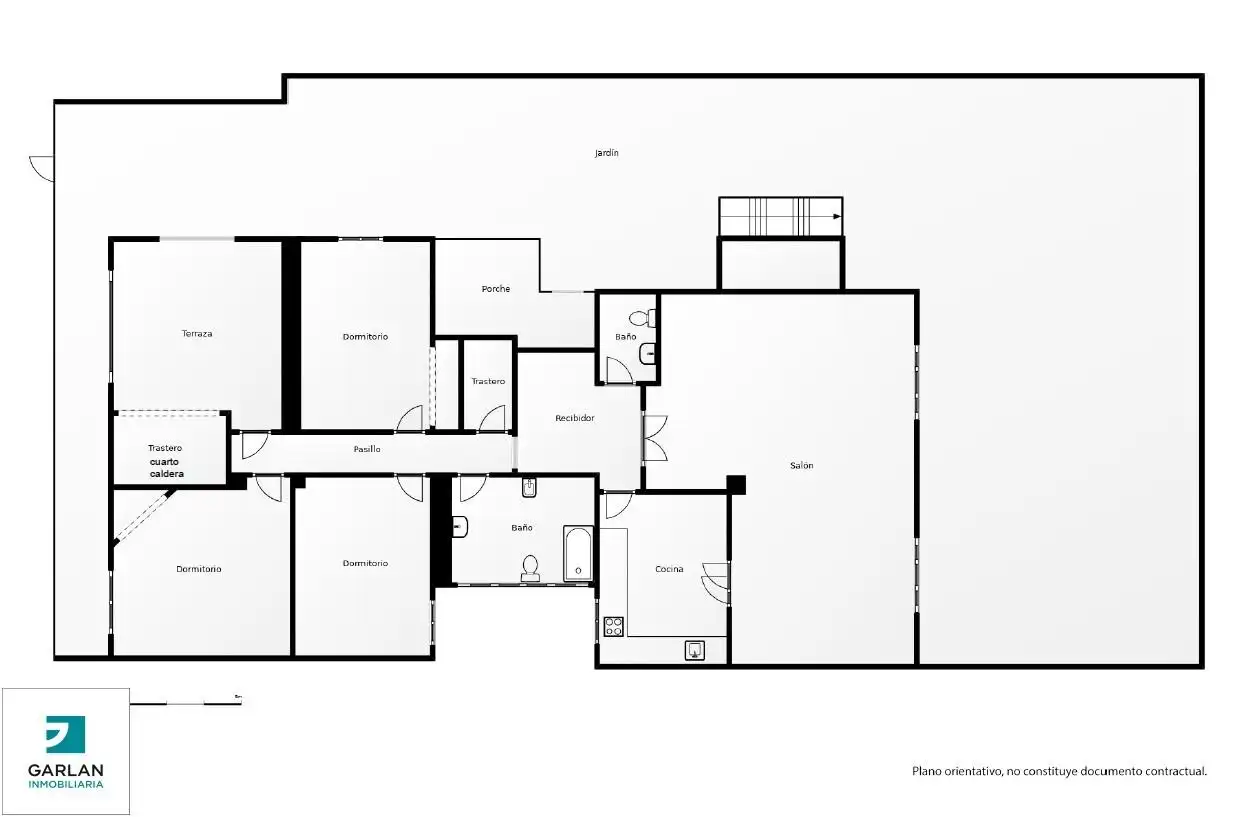 Piso en venta en Boltaña con Aire acondicionado, Calefacción y Jardín privado