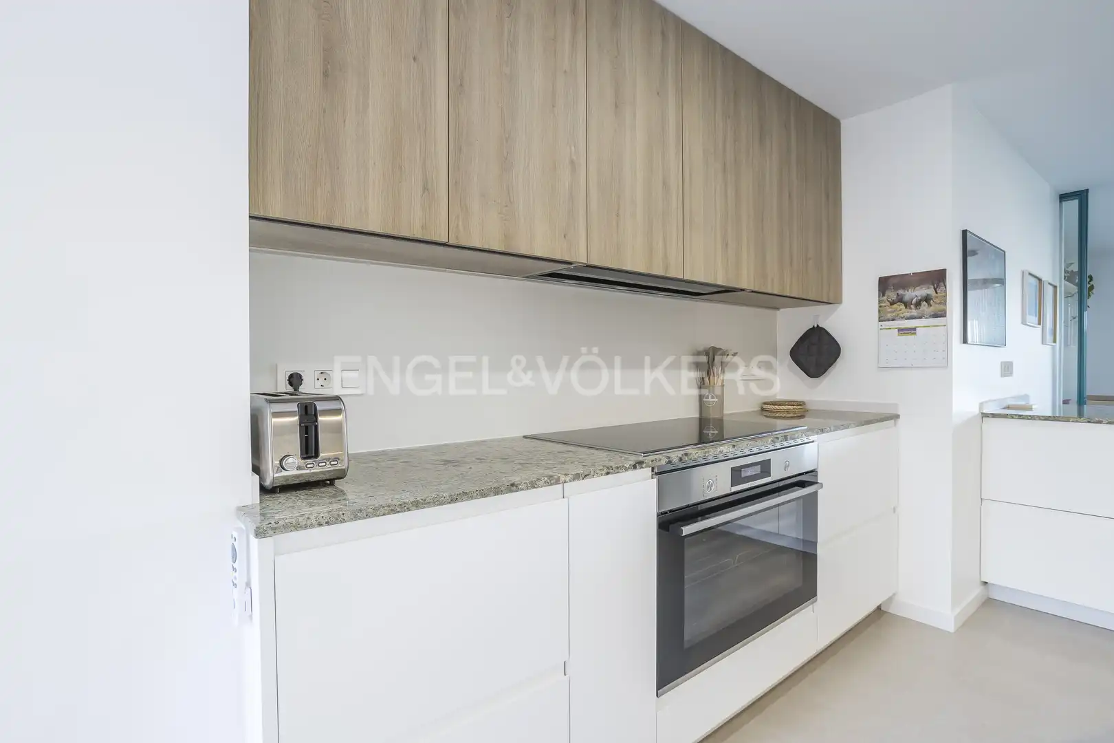 Cocina de Piso de alquiler en Madrid con Aire acondicionado, Calefacción y Amueblado