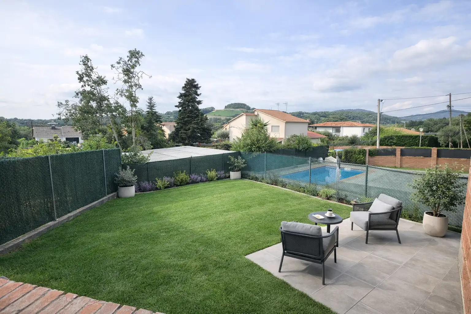 Terraza de Casa o chalet en venta en Cànoves I Samalús con Aire acondicionado, Calefacción y Jardín privado