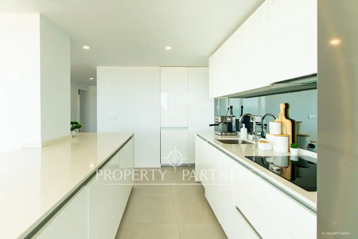 Cocina de Ático en venta en Canet d'En Berenguer con Aire acondicionado, Calefacción y Jardín privado