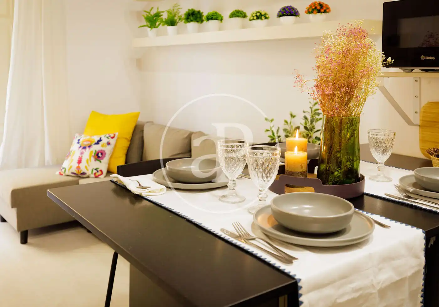 Comedor de Piso de alquiler en Valencia con Aire acondicionado, Calefacción y Amueblado