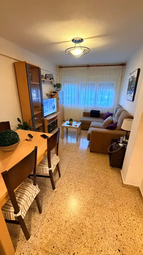 Sala de estar de Piso en venta en Badalona con Aire acondicionado