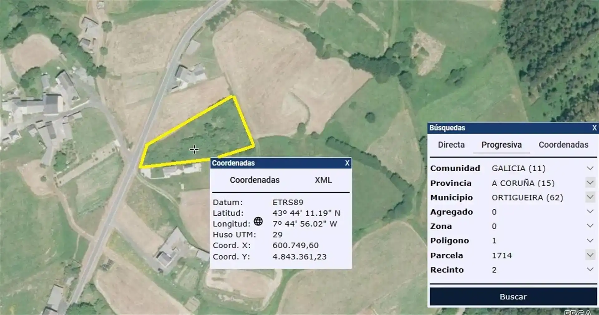 Land for sale in Ortigueira