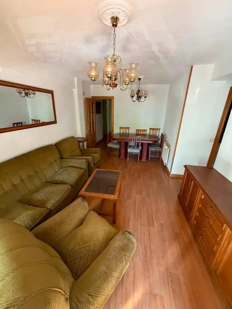 Living room of Flat for sale in Móstoles  with Heating, Terrace and Furnished
