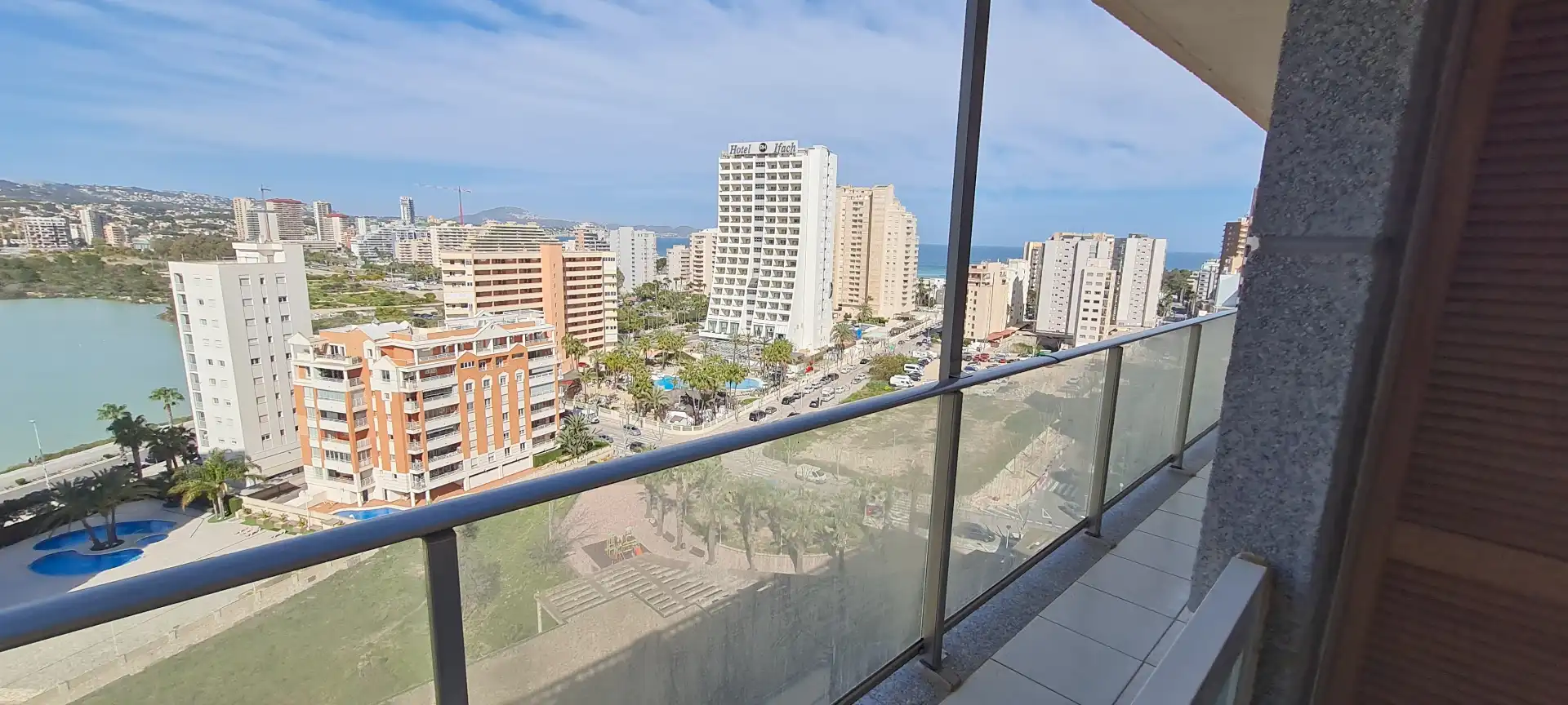 Terrasse von Wohnungen zum Verkauf in Calpe / Calp mit Klimaanlage, Heizung und Terrasse