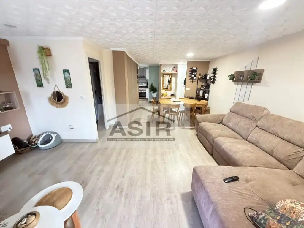 Sala d'estar de Pis de lloguer en Alzira amb Aire condicionat i Terrassa