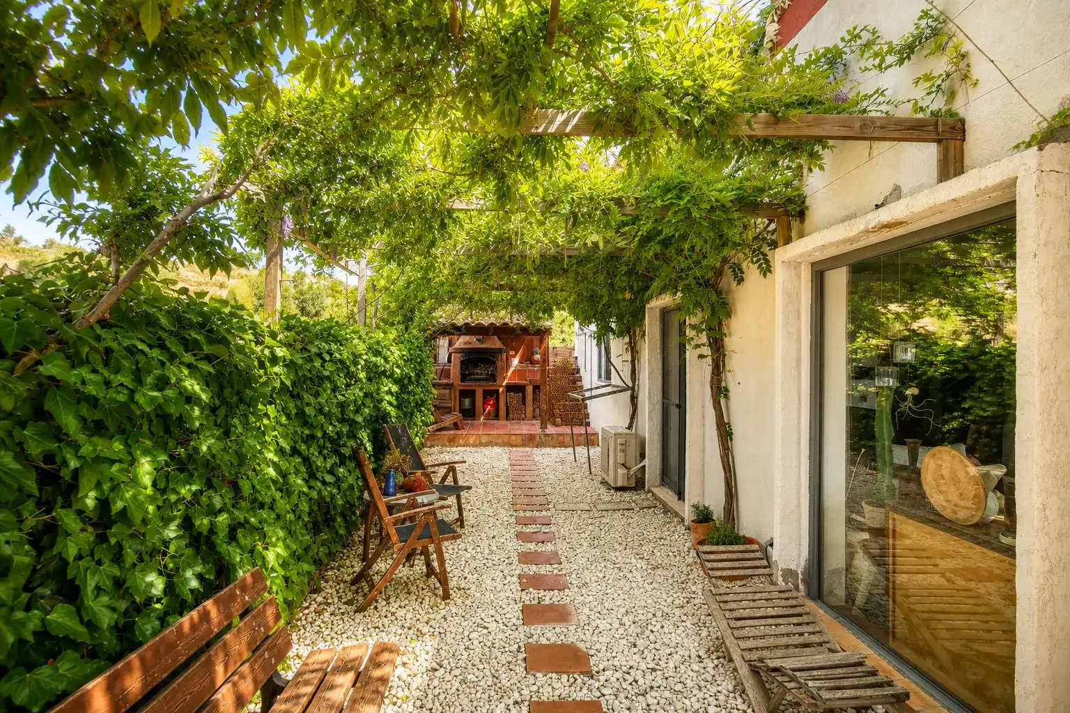 Terrassa de Casa o xalet en venda en Sarral amb Aire condicionat, Calefacció i Jardí privat