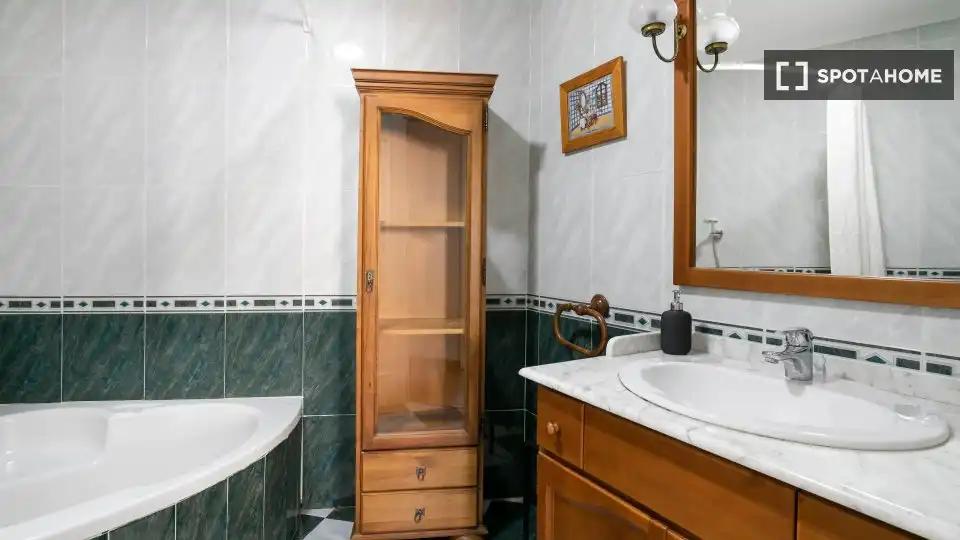 Bathroom of Flat for rent in Alicante / Alacant  with Air Conditioner, Heating and Furnished