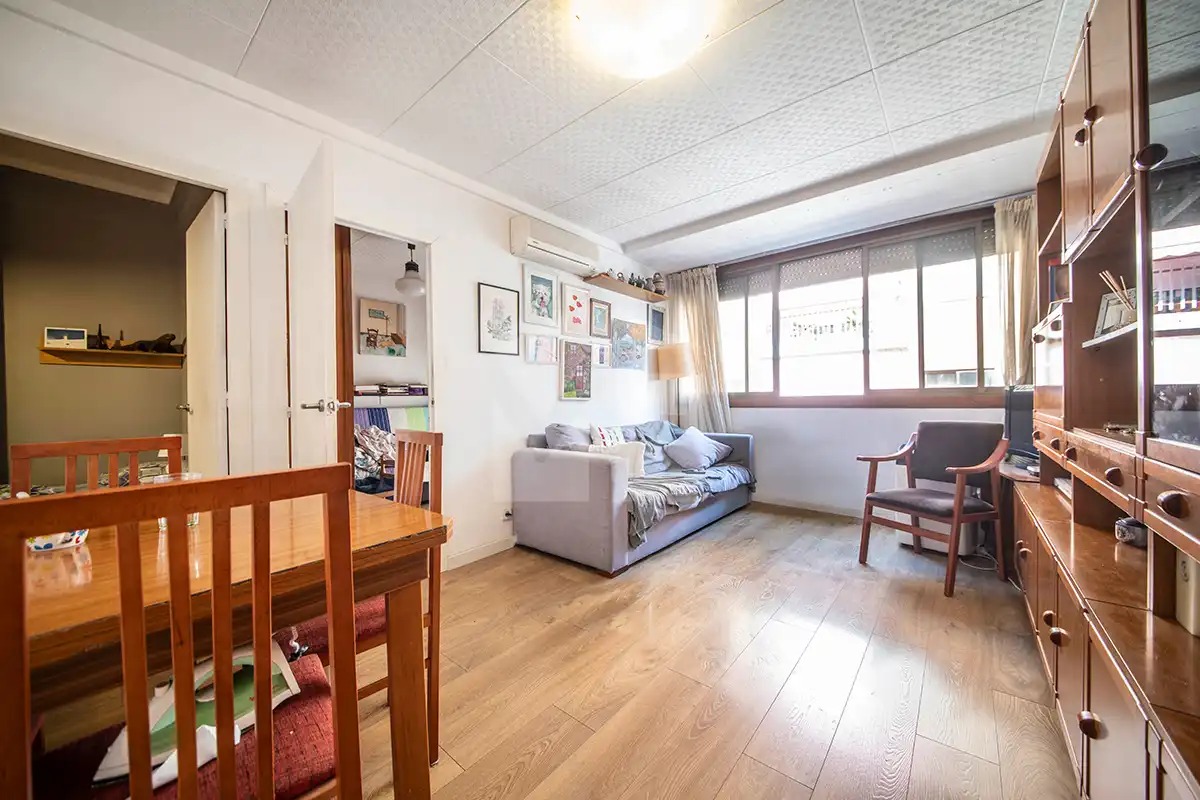 Living room of Flat for sale in Barcelona  with Air Conditioner