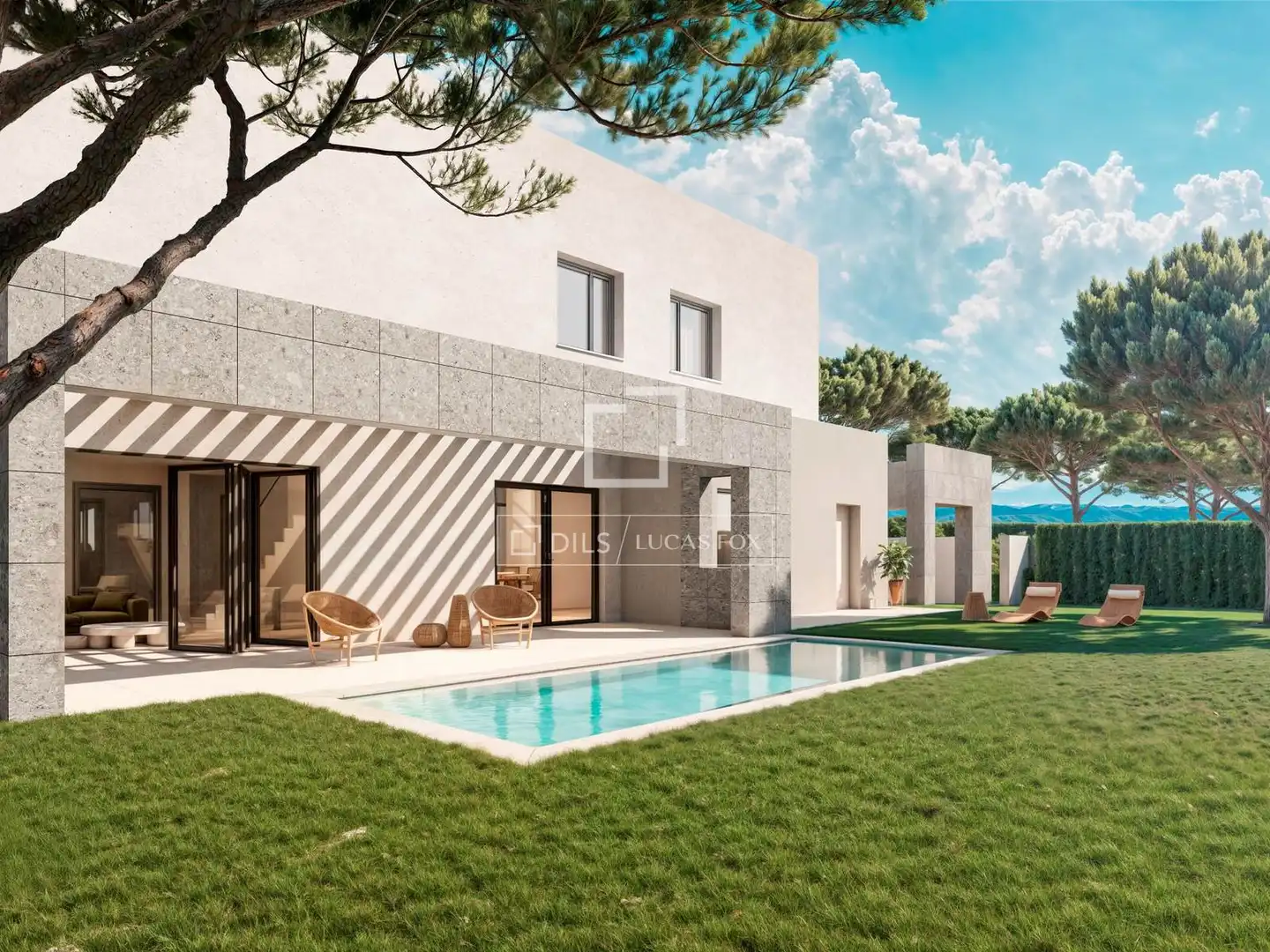 Vista exterior de Casa o chalet en venta en Torrelodones con Aire acondicionado, Jardín privado y Parquet